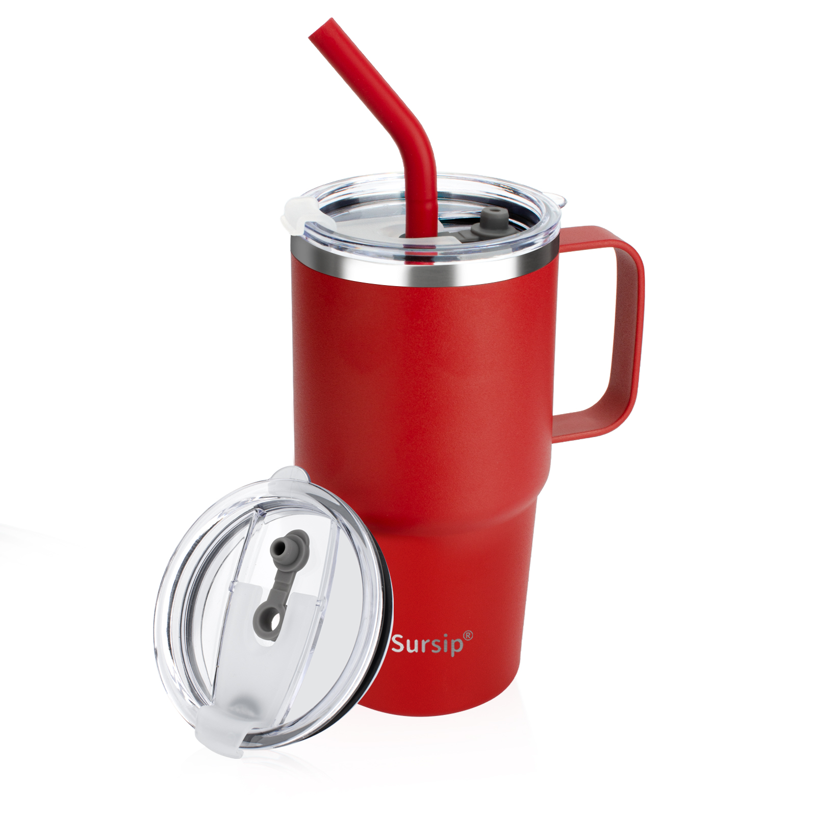 3 Pcs 50oz Mug Tumbler Stainless Steel Insulated with Handle Lid Straw  Double Wall Vacuum Coffee Cup Thermal Keep Drinks Cold up to 36 Hours  Sweat-proof Body Dishwasher Safe for Beverage